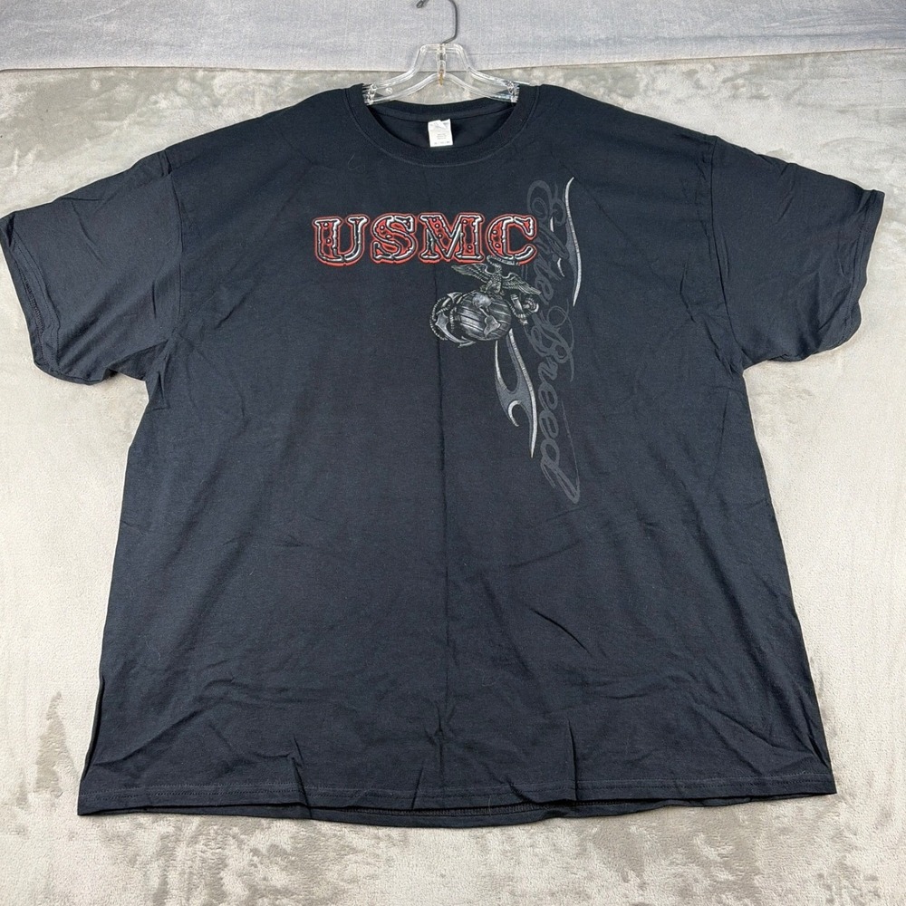 T-Shirt Mens 3XL Elite Breed Black USMC Military Graphic NEW
